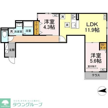 セレスティア六町IIIの物件間取画像